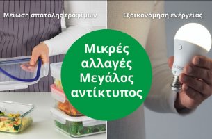 ΙΚΕΑ: Οι μικρές αλλαγές που μπορούμε να κάνουμε όλοι για να μειώσουμε το περιβαλλοντικό μας αποτύπωμα