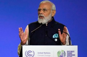 COP26: Ο πρωθυπουργός Μόντι δηλώνει ότι η Ινδία στοχεύει σε μηδενικό ισοζύγιο εκπομπών έως το 2070