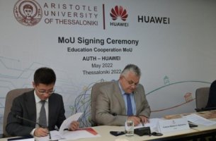 Μνημόνιο συνεργασίας του ΑΠΘ με τον τεχνολογικό κολοσσό Huawei Technologies SA   