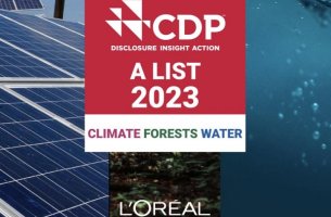 L'ORÉAL: Τρία «Α» για 8η συνεχόμενη χρονιά σε κλιματική αλλαγή, δάση, ασφάλεια των υδάτων