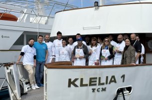 Ενημερωτική δράση για τη σπατάλη τροφίμων από το Φιλανθρωπικό Ίδρυμα Στέλιος Χατζηιωάννου, το Μπορούμε και το BCA College στο M/Y Klelia 1