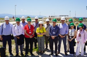 Energean: Στις εγκαταστάσεις του Πρίνου, η Πρόεδρος του Διεθνούς Επιμελητηρίου Μηχανικών Πετρελαίου