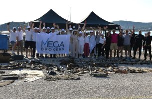 Η MEGA BROKERS συνέβαλε στον καθαρισμό του λιμανιού της Παλαιάς Φώκαιας