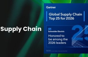 Η Schneider Electric στην 1η θέση του Gartner® Top 25 Supply Chain για τέταρτη συνεχή χρονιά
