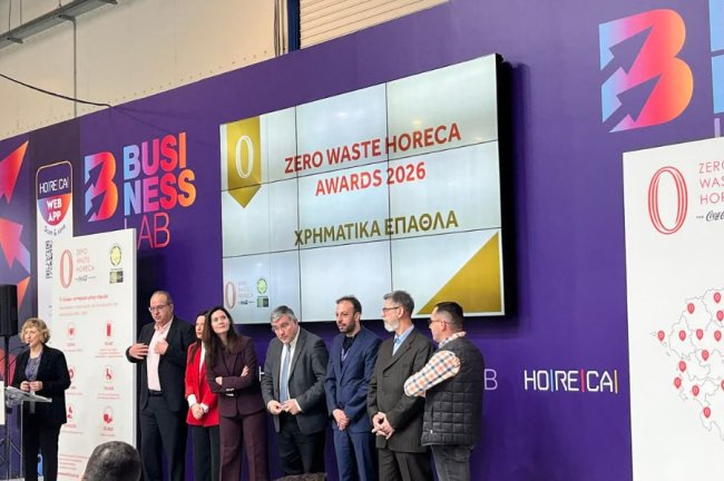 425 επιχειρήσεις αναδείχθηκαν «πρωταθλητές» βιωσιμότητας στα Zero Waste HORECA Awards