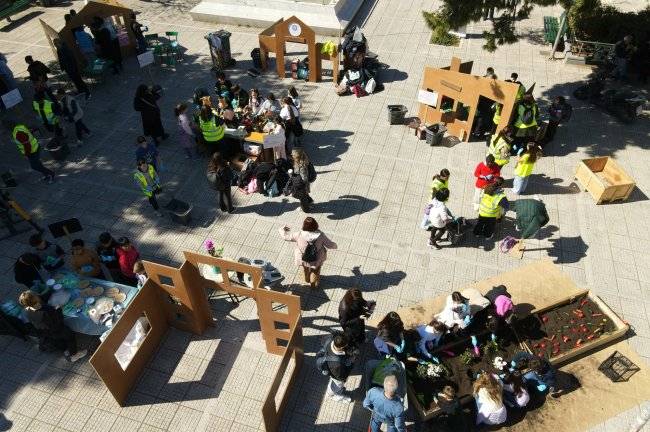 O Δήμος Αθηναίων γιόρτασε τη Διεθνή Ημέρα Μηδενικών Αποβλήτων μαζί με 170 μαθητές δημοτικού