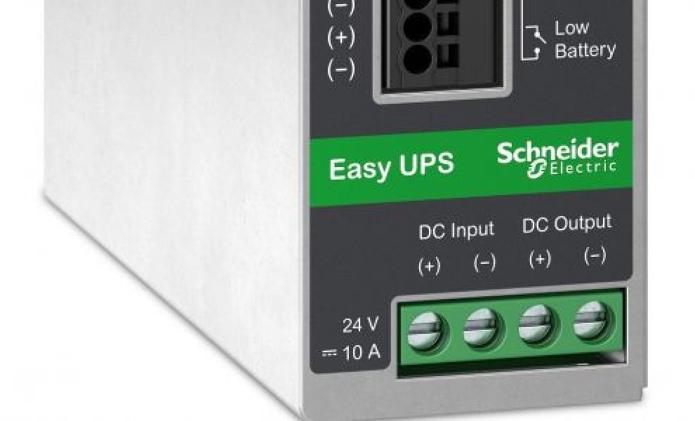 Η Schneider Electric παρουσιάζει το νέο βιομηχανικό UPS Easy UPS 24V DC DIN Rail