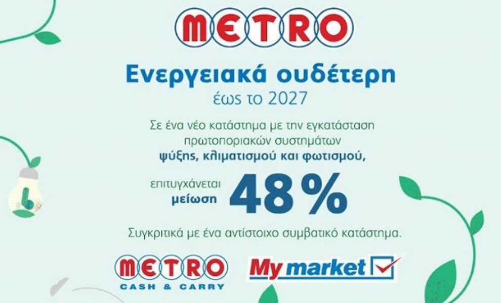 METRO: Μακροπρόθεσμη δέσμευση στην προστασία του περιβάλλοντος με σημαντικές επενδύσεις και πρωτοβουλίες	