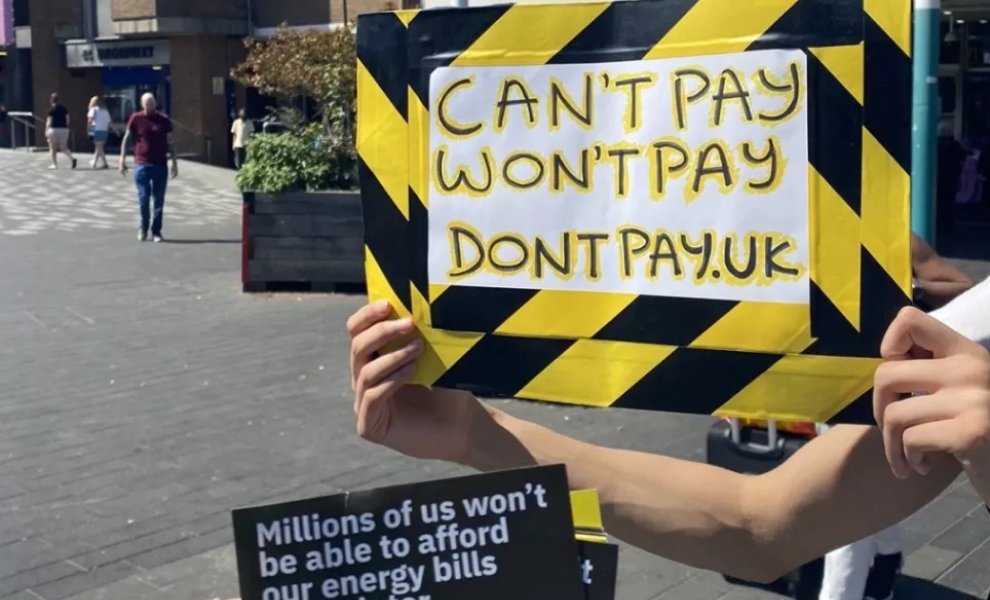 Κίνημα «δεν πληρώνω» στη Βρετανία λόγω ενεργειακής κρίσης