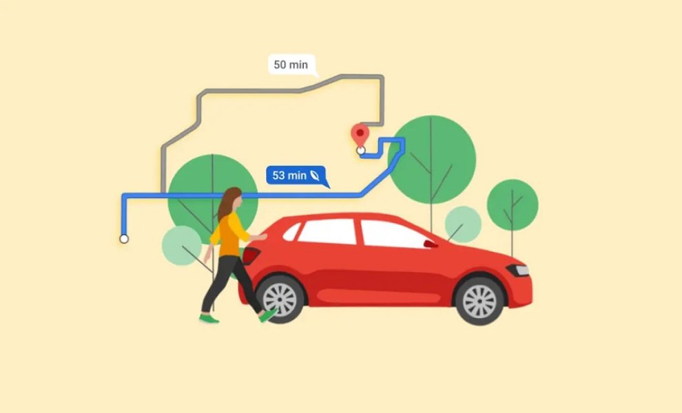 Google: Νέες «πράσινες» διαδρομές στους Χάρτες της