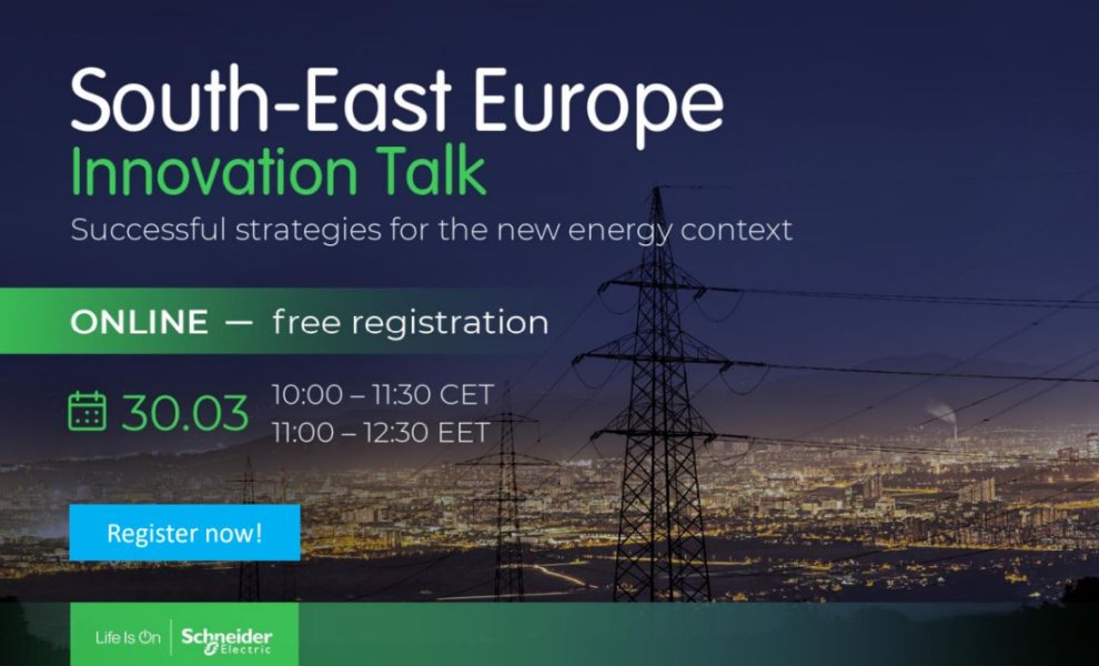 Innovation Talk για τον ενεργειακό μετασχηματισμό από τη Schneider Electric