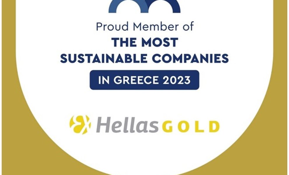 Η Ελληνικός Χρυσός για μια ακόμη χρονιά στις "The Most Sustainable Companies in Greece"