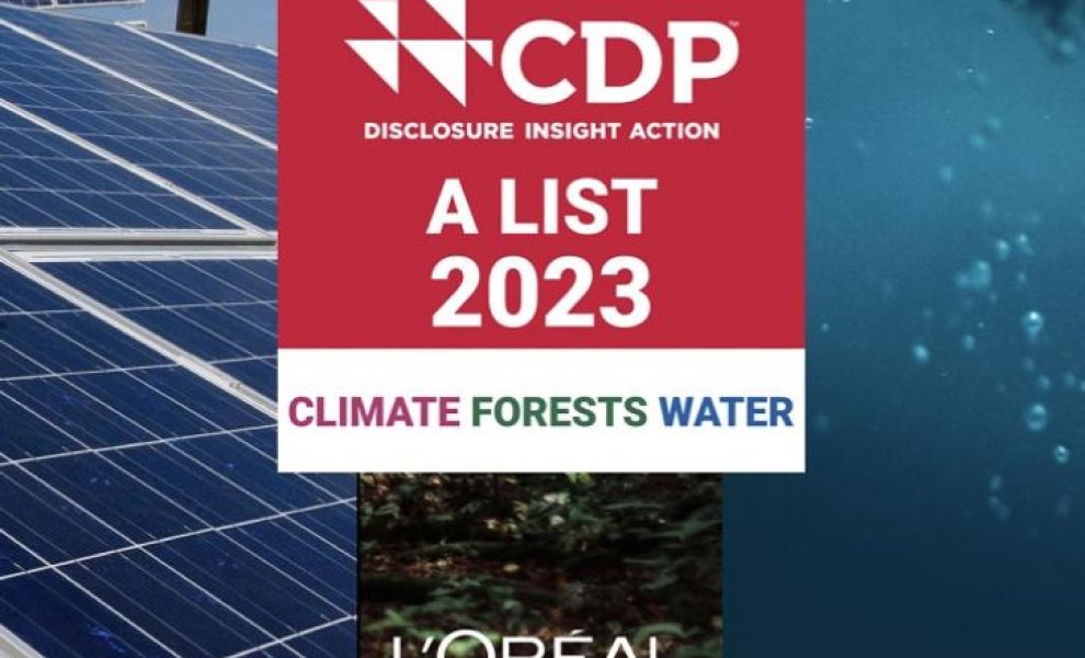 L'ORÉAL: Τρία «Α» για 8η συνεχόμενη χρονιά σε κλιματική αλλαγή, δάση, ασφάλεια των υδάτων