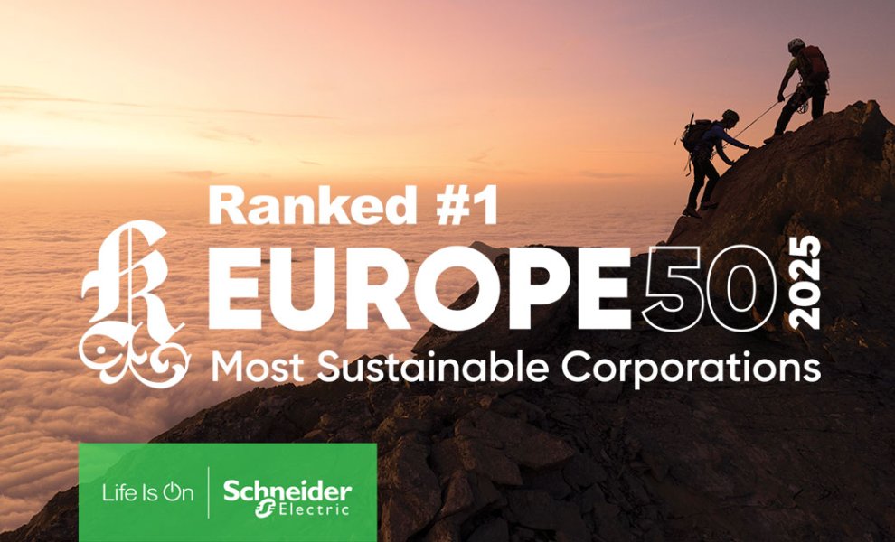 Schneider Electric: Ανακηρύχθηκε ως η πιο βιώσιμη εταιρεία στην Ευρώπη 