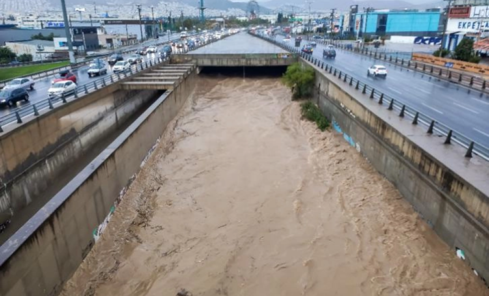 Αντιπλημμυρικά έργα στην Αττική με χρηματοδότηση από το ΕΣΠΑ