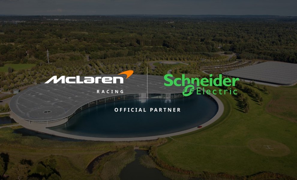 Η Schneider Electric γίνεται ο επίσημος συνεργάτης της McLaren Racing