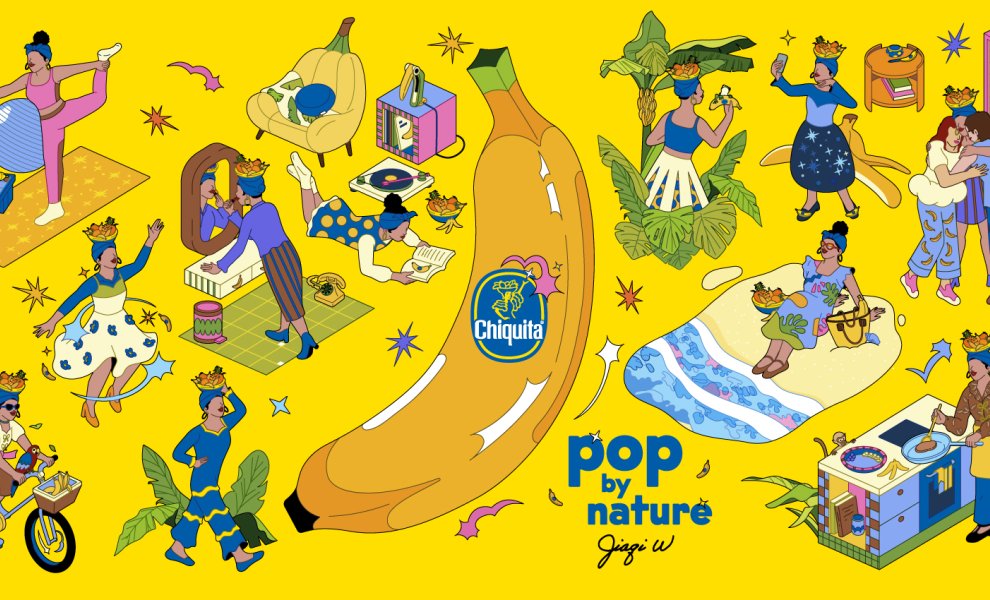 Η καμπάνια “Pop by Nature” της Chiquita συνεχίζεται με ένα νέο χαρούμενο κεφάλαιο: Η Miss Chiquita σε δράση