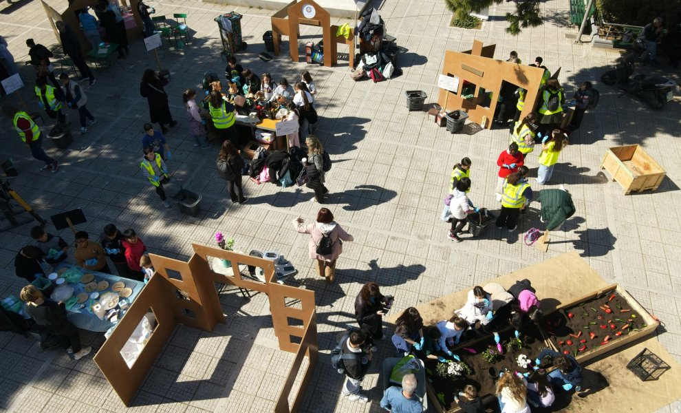 O Δήμος Αθηναίων γιόρτασε τη Διεθνή Ημέρα Μηδενικών Αποβλήτων μαζί με 170 μαθητές δημοτικού