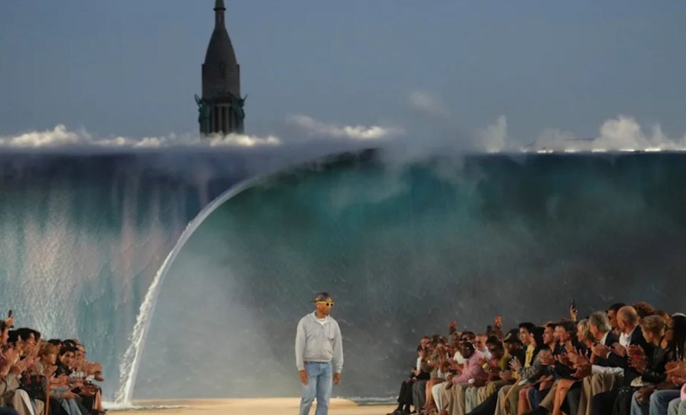 Louis Vuitton: Υπερασπίζεται τη βιωσιμότητα της εντυπωσιακής εγκατάστασης στην Εβδομάδα Μόδας του Παρισιού