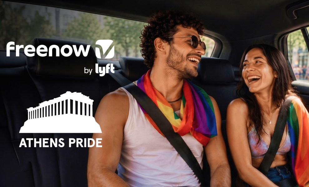  Το Freenow στο πλευρό του Athens Pride ως επίσημος συνεργάτης μετακίνησης