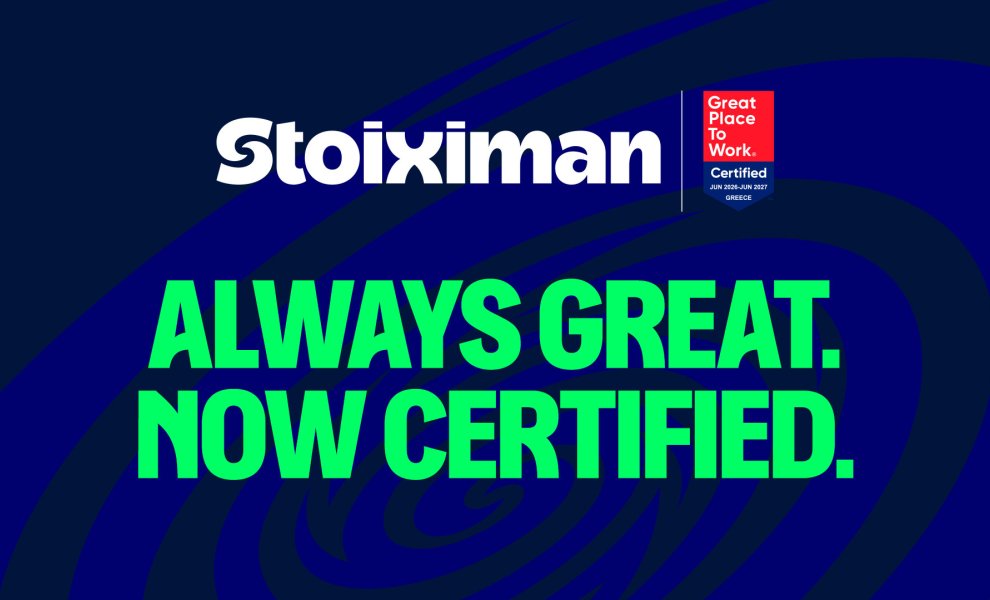 Η Stoiximan απέκτησε την πιστοποίηση Great Place To Work®