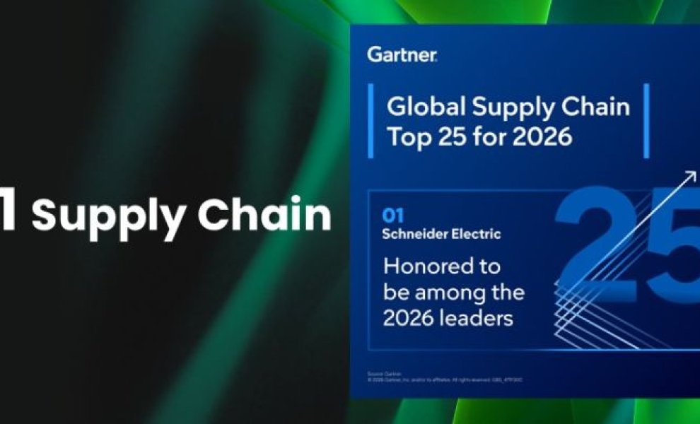 Η Schneider Electric στην 1η θέση του Gartner® Top 25 Supply Chain για τέταρτη συνεχή χρονιά